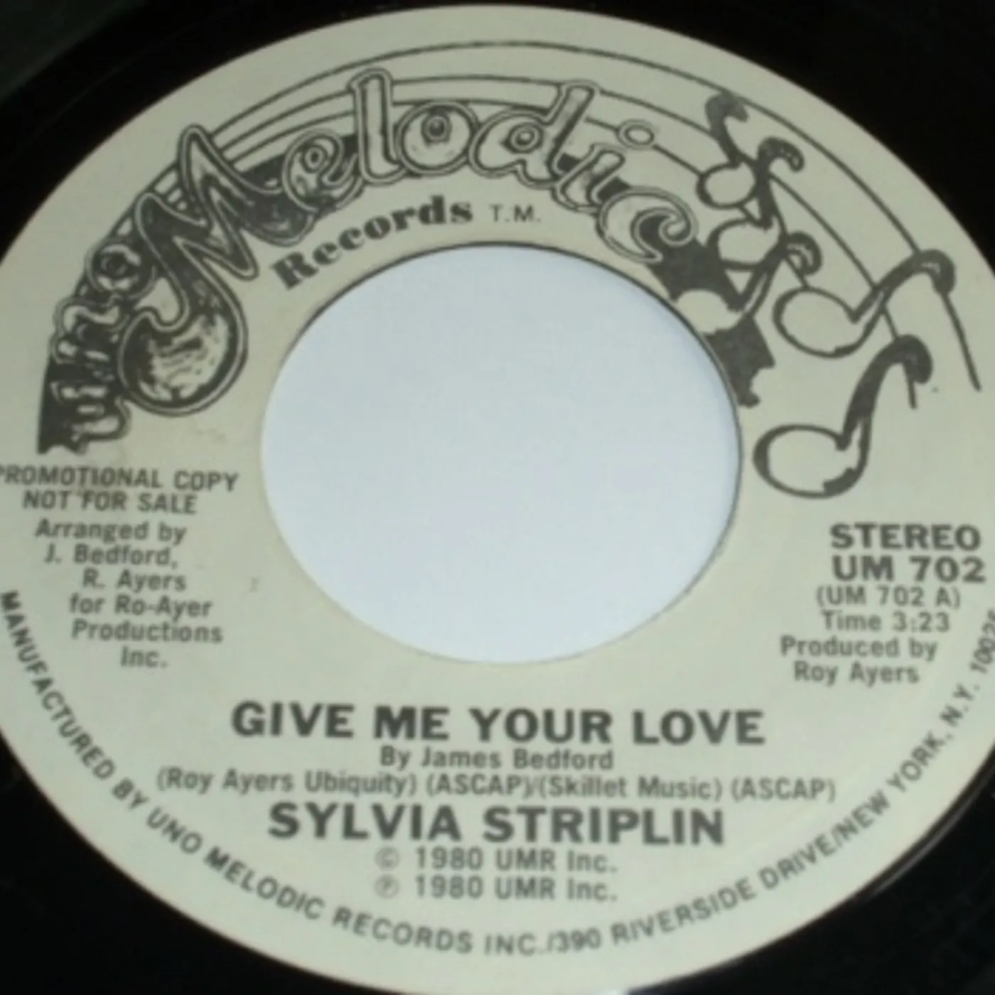 Sylvia Striplin Give Me Your Love Vinyl Record
