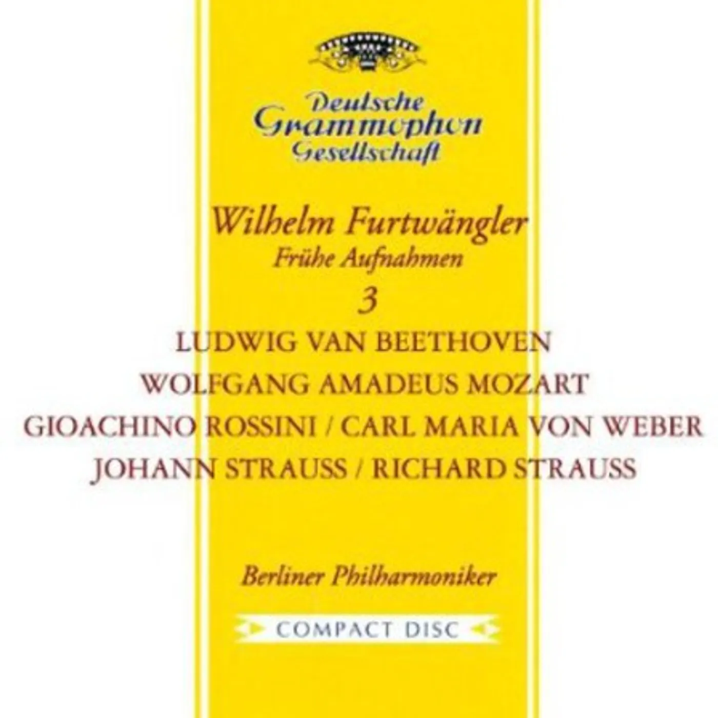 Wilhelm Furtwängler FRUHE AUFNAHMEN 3 CD