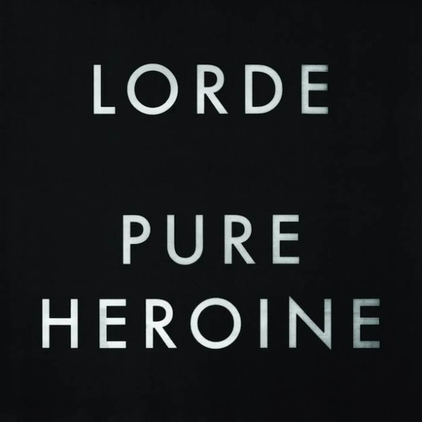 Lorde PURE HEROINE CD