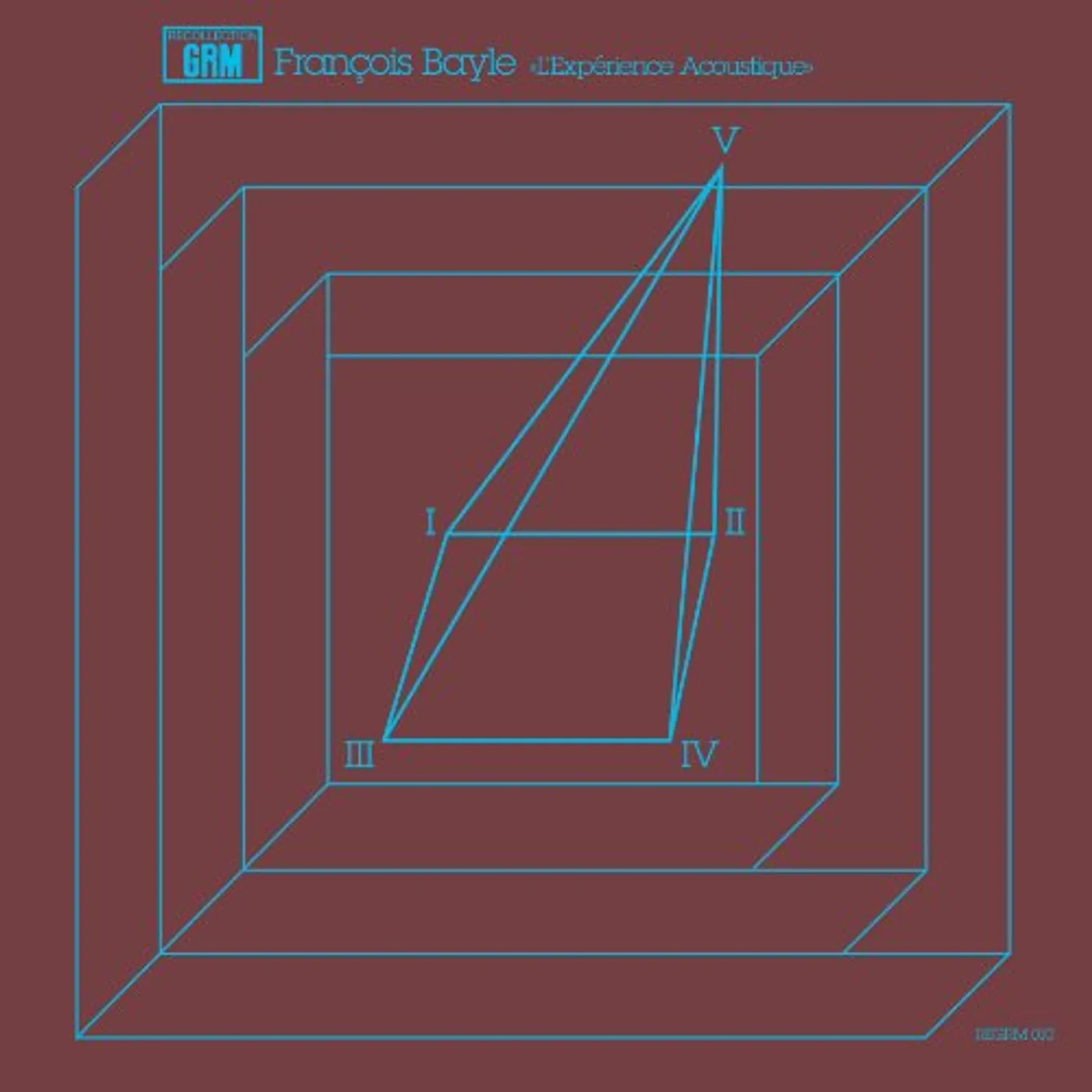 François Bayle L'EXPERIENCE ACOUSTIQUE Vinyl Record