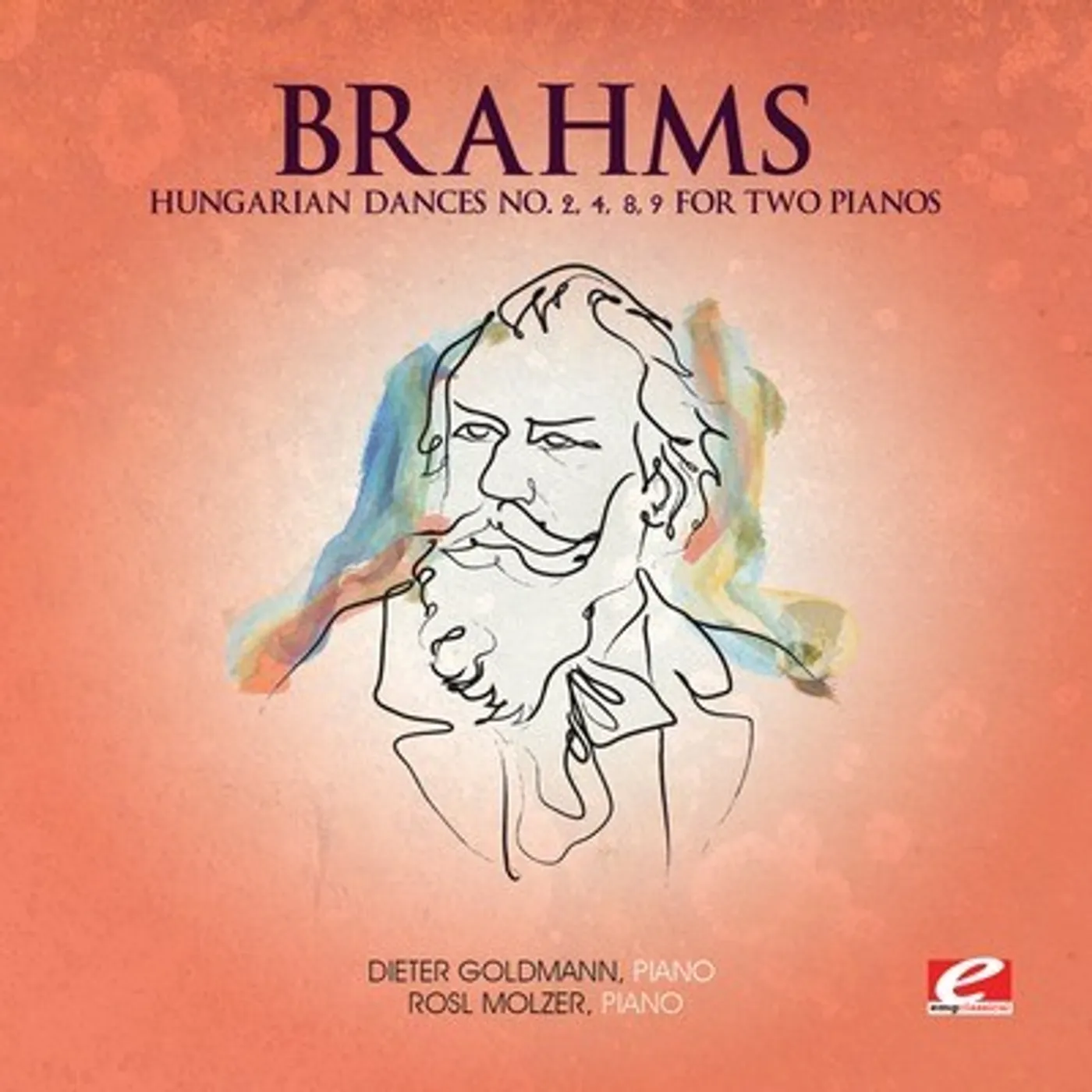 Johannes Brahms HUNGARIAN DANCES FOR TWO PIANOS CD
