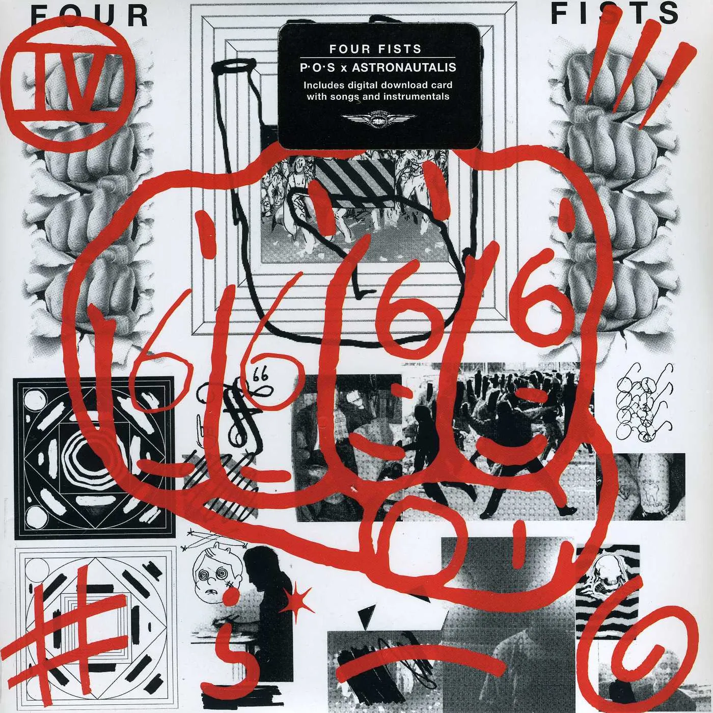 Four Fists MMMMMHMMMMM / PLEASE GO Vinyl Record