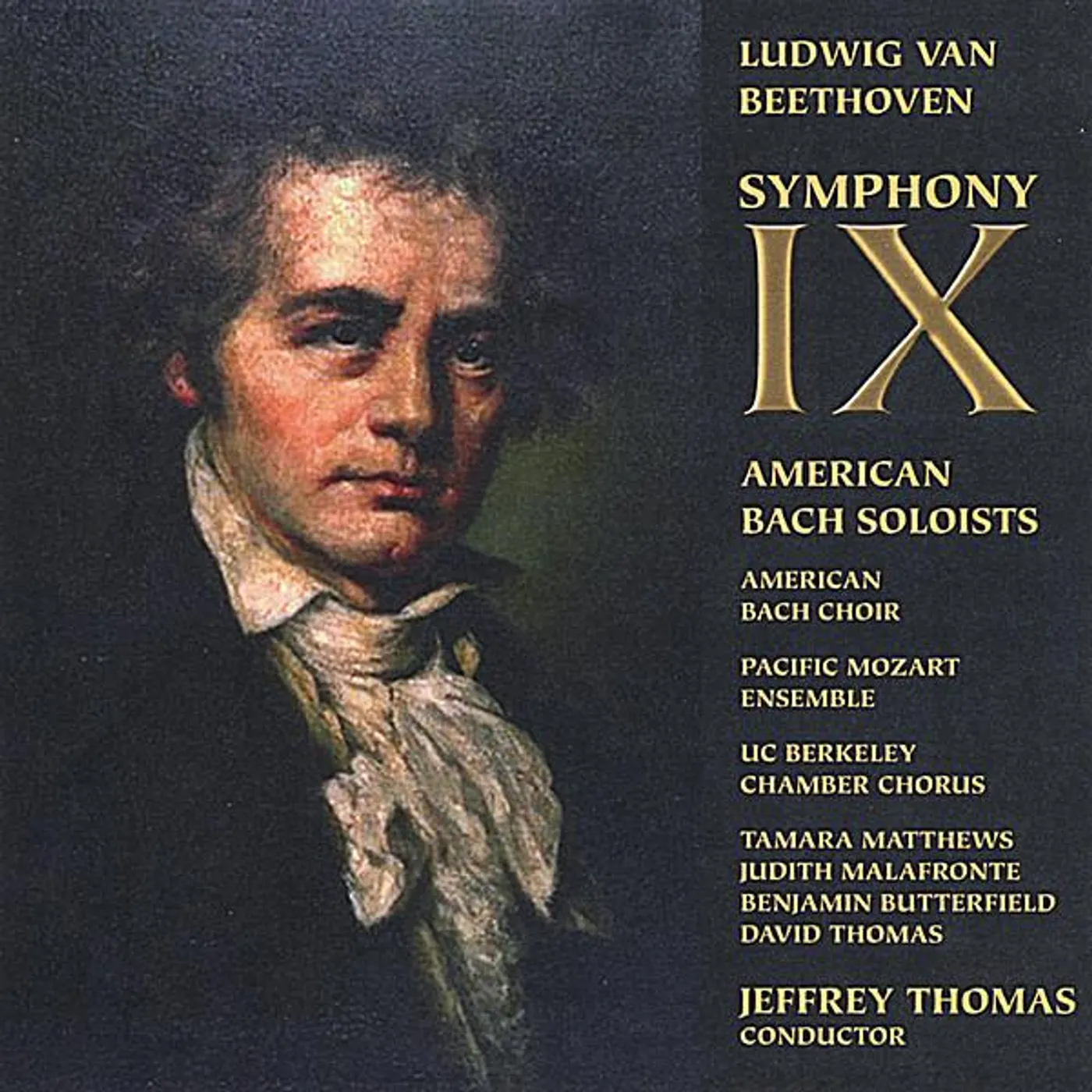 American Bach Soloists BEETHOVEN: SYMPHONY 9 D MINOR CD