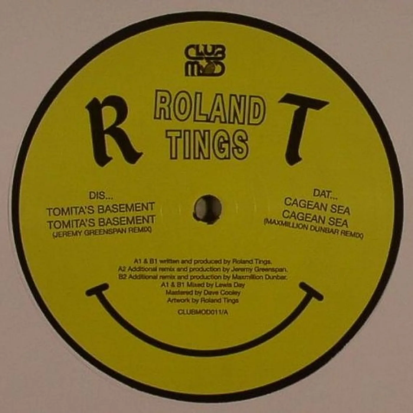 Roland Tings Tomita's Basement Vinyl Record