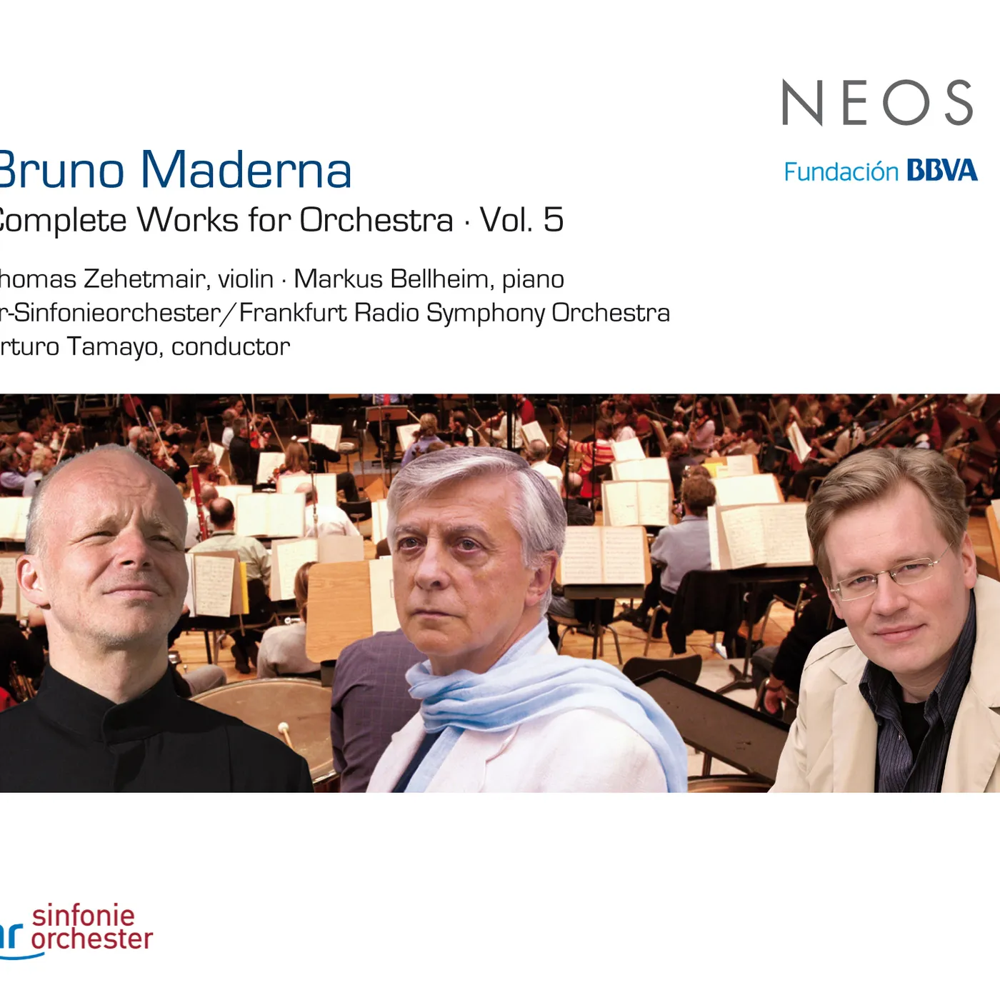 Bruno Maderna COMPLETE WORKS FOR ORCHESTRA 5 CD Super Audio CD
