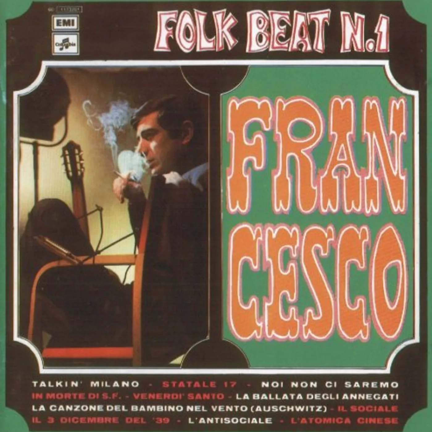 Francesco Guccini FOLK BEAT 1 Vinyl Record