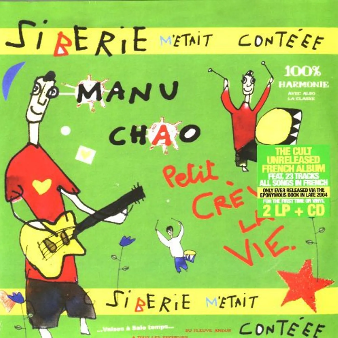 Manu Chao SIBERIE M'ETAIT CONTEEE Vinyl Record