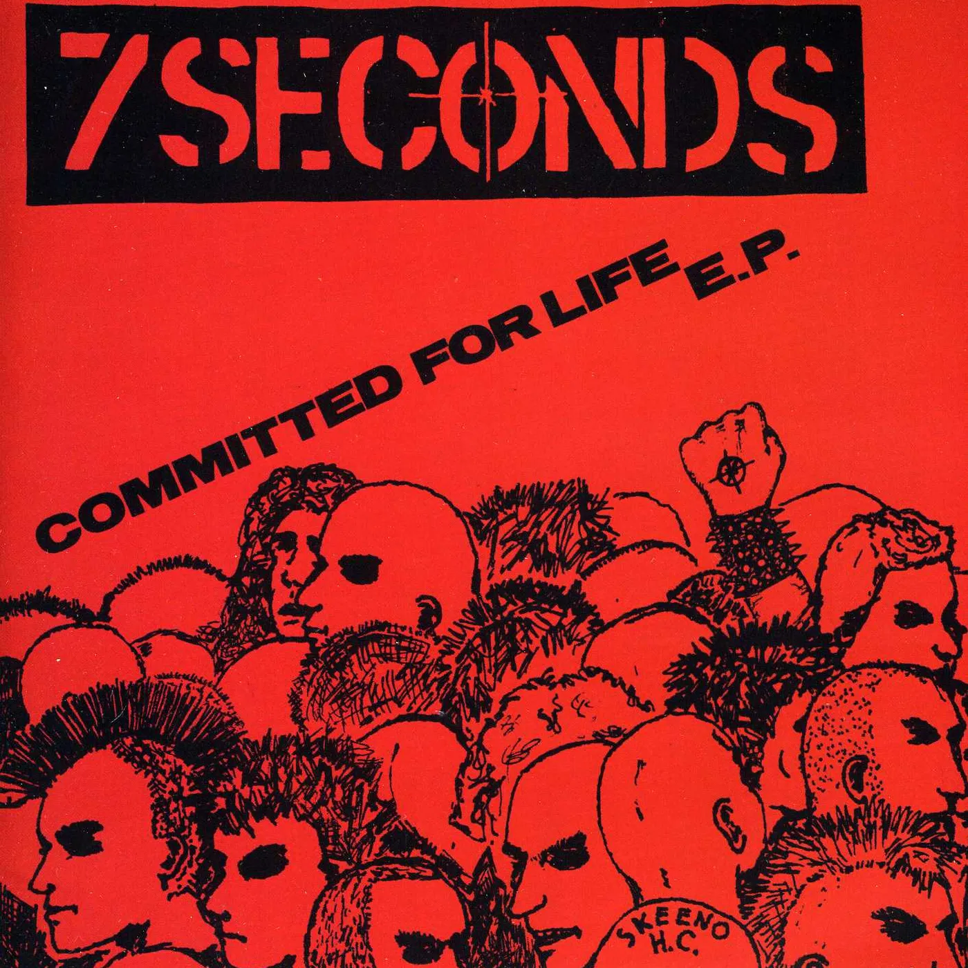 7 Seconds COMMITTED FOR LIFE Vinyl Record