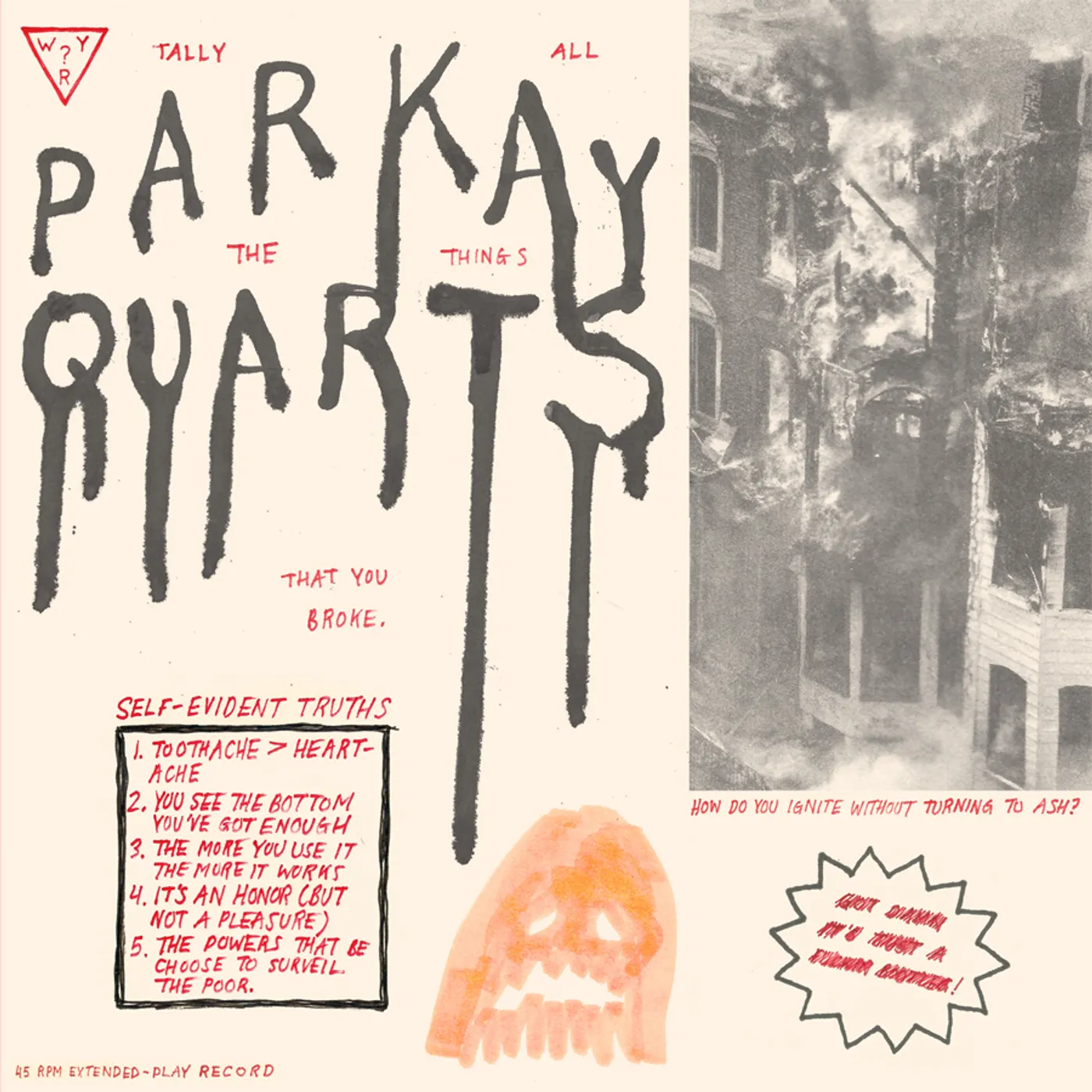 Parquet Courts Tally All the Things That You Broke Vinyl Record