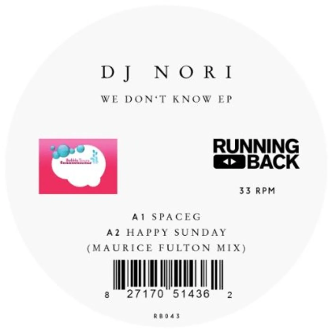 DJ Nori WE DONT KNOW Vinyl Record