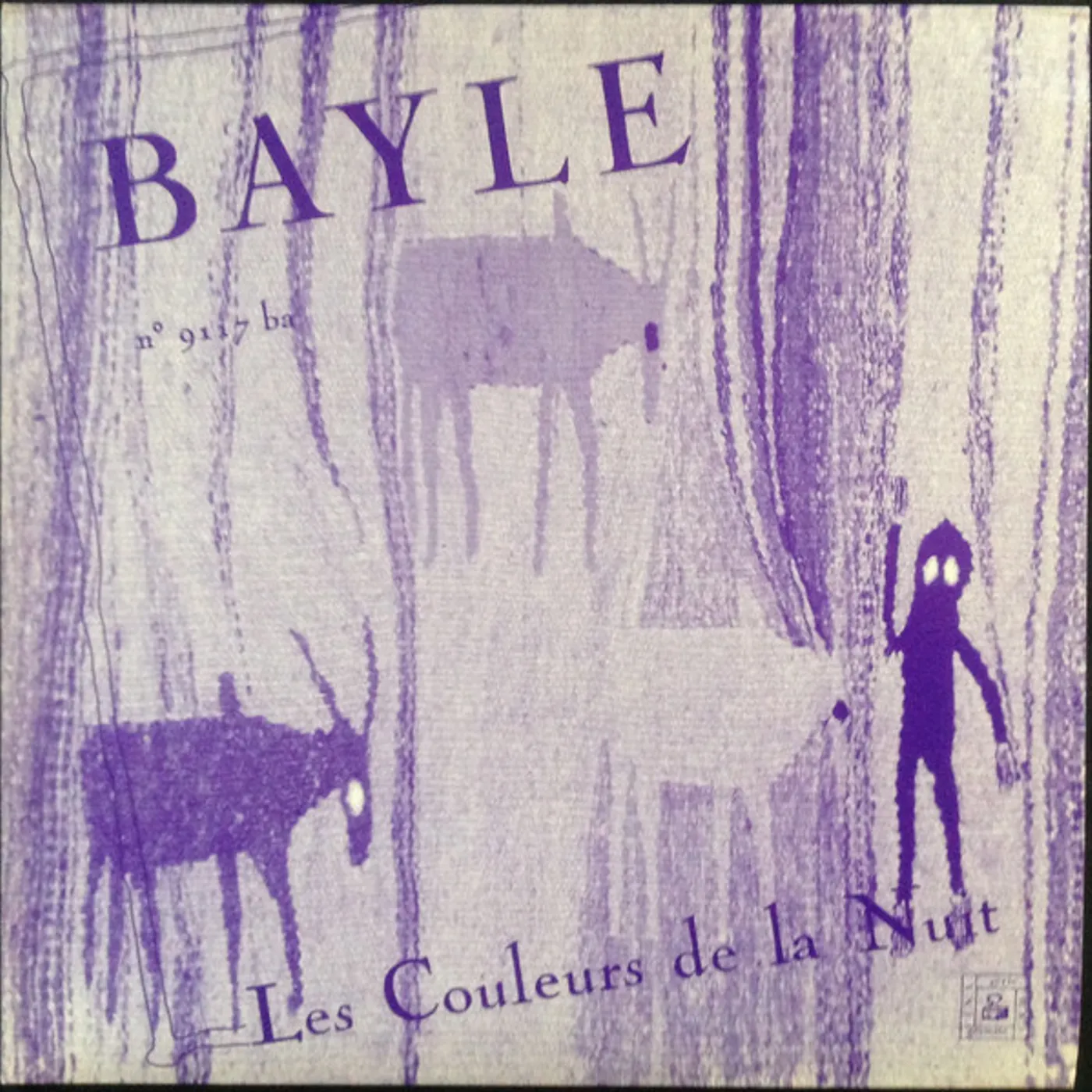 François Bayle LES COULEURS DE LA NUIT Vinyl Record