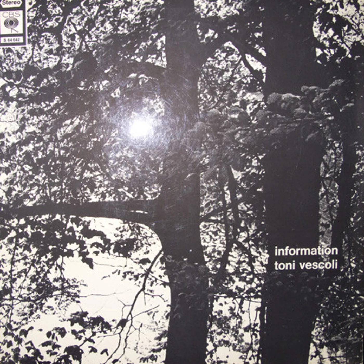 Toni Vescoli Information Vinyl Record