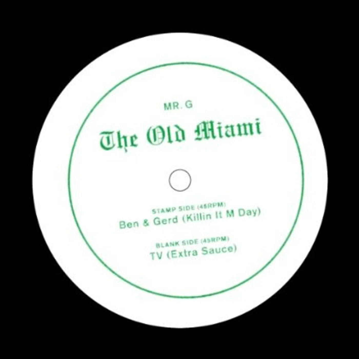 Mr. G OLD MIAMI Vinyl Record