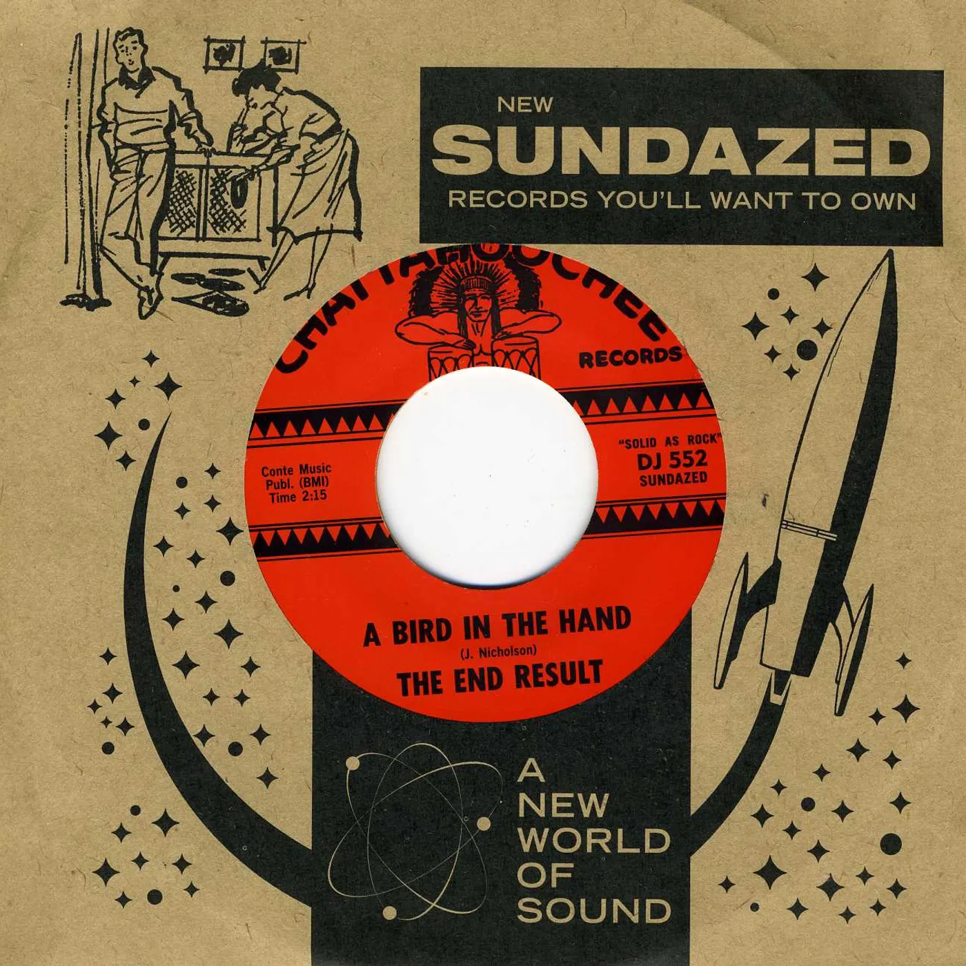 End Result NEVER ASK AGAIN / BIRD IN THE HAND Vinyl Record