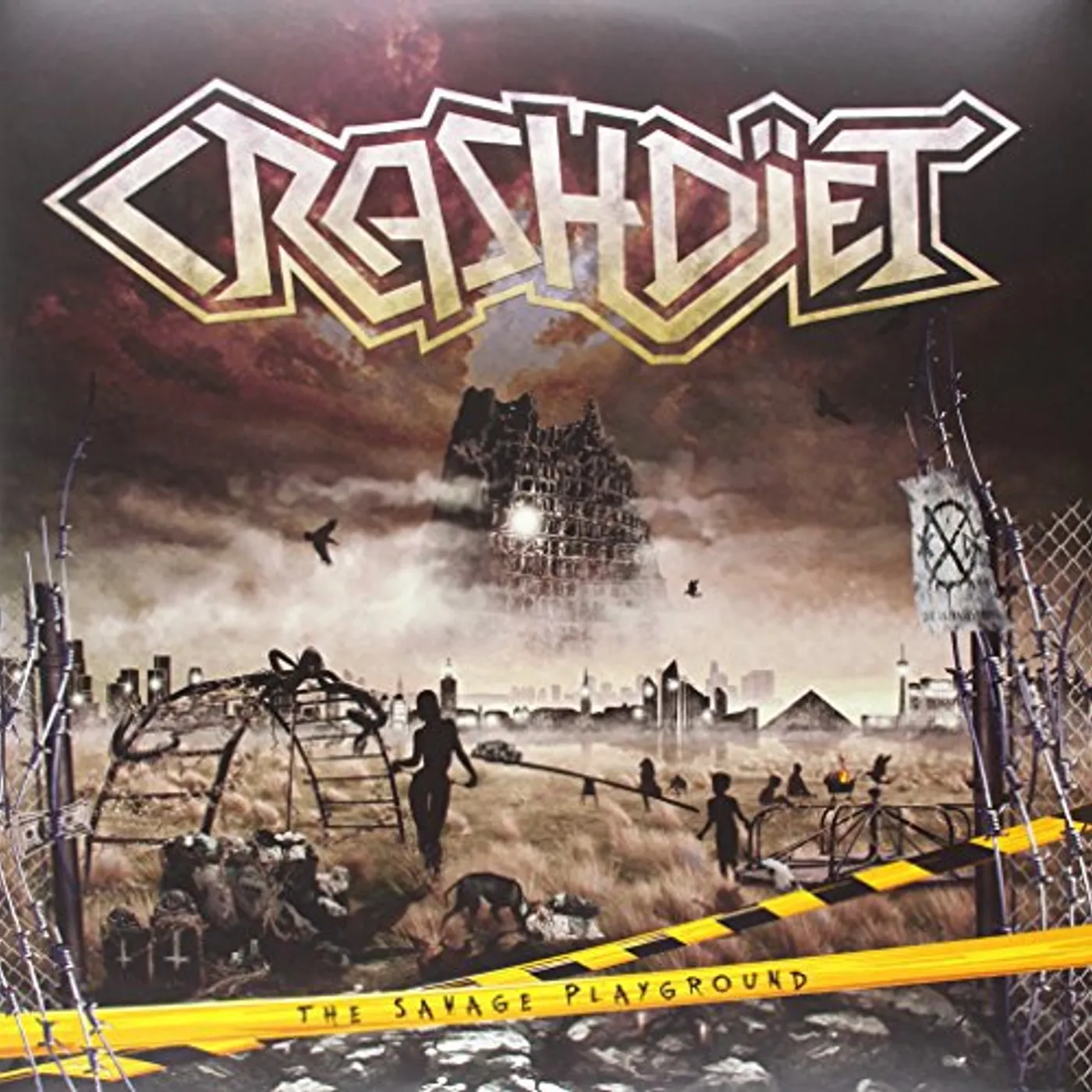 Crashdïet SAVAGE PLAYGROUND Vinyl Record
