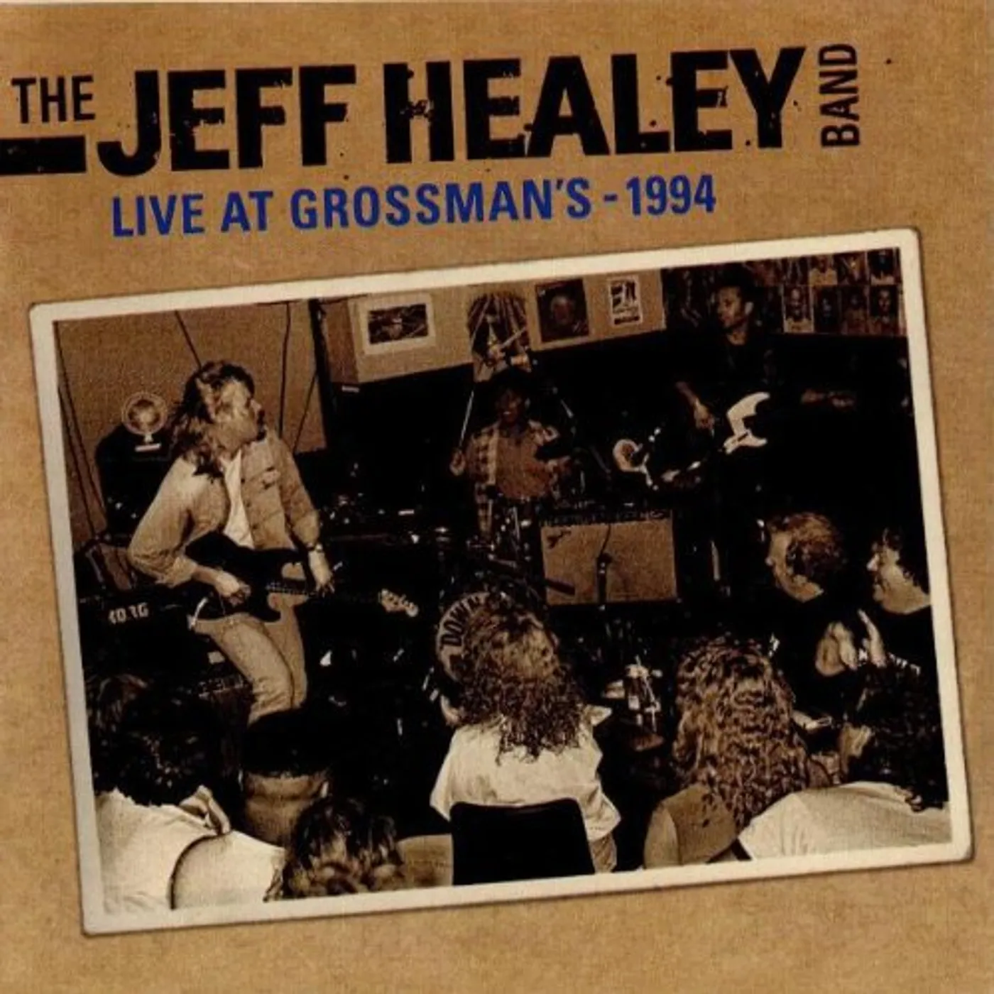 Jeff Healey LIVE IN GROSSMAN'S Vinyl Record