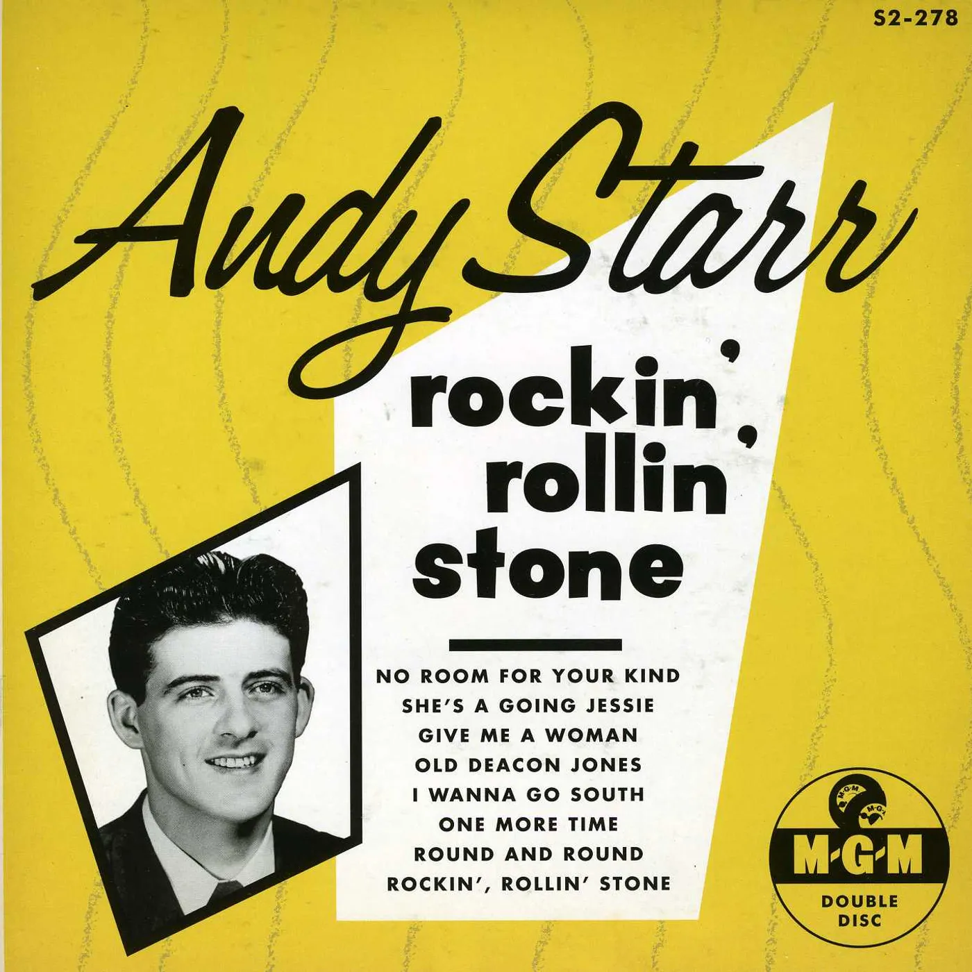 Andy Starr ROCKIN ROLLIN STONE Vinyl Record