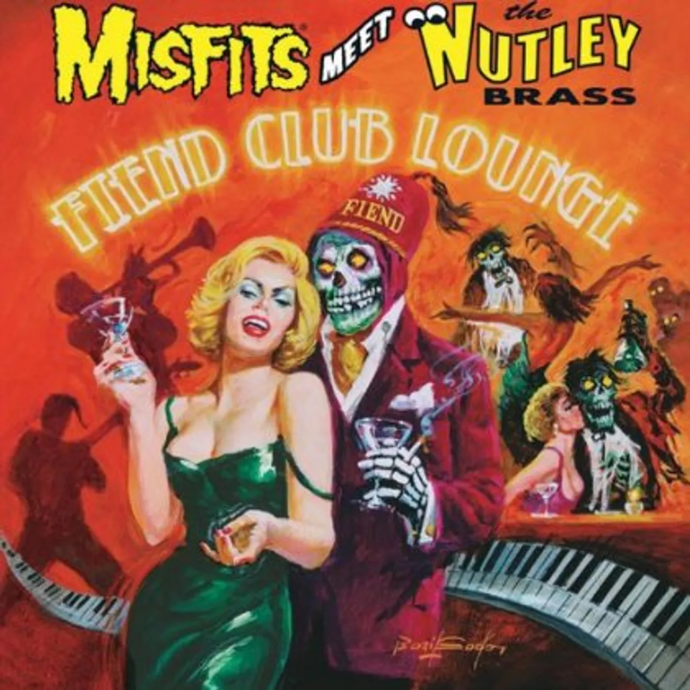 Misfits meet The Nutley Brass FIEND CLUB LOUNGE CD