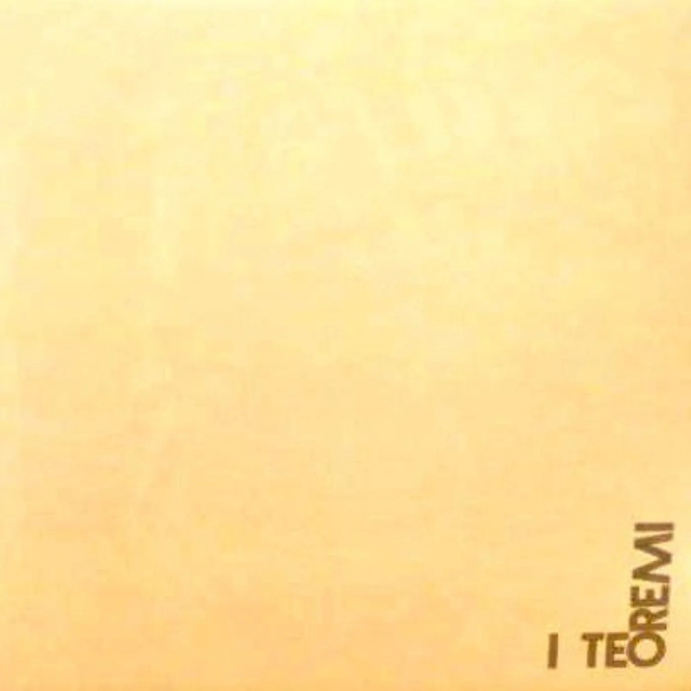I TEOREMI Vinyl Record - Holland Release