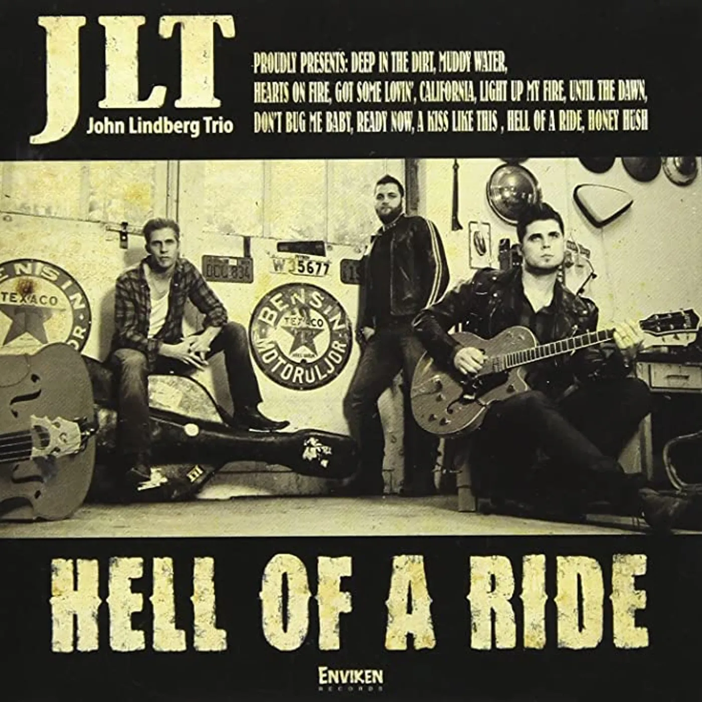 Jlt (John Lindberg Trio) HELL OF A RIDE-LP Vinyl Record - Sweden Release