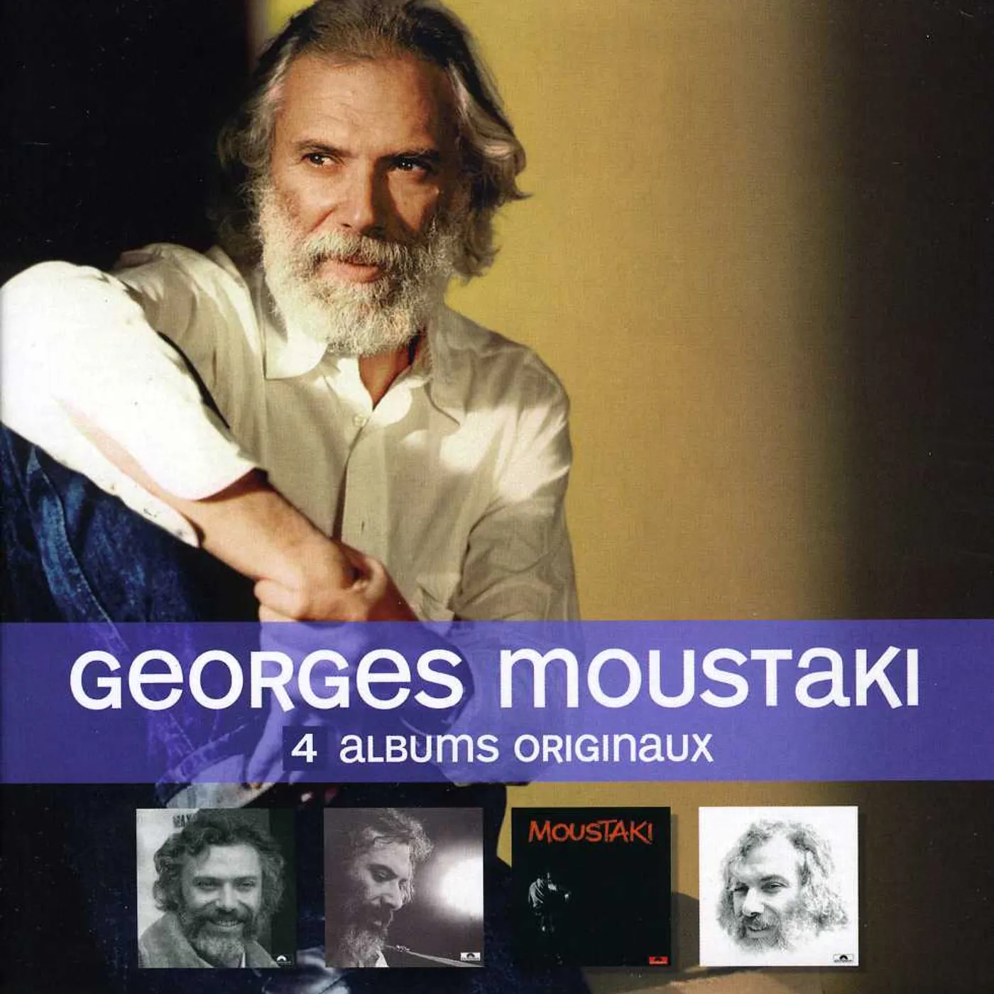 Georges Moustaki 4 ALBUMS ORIGINAUX CD