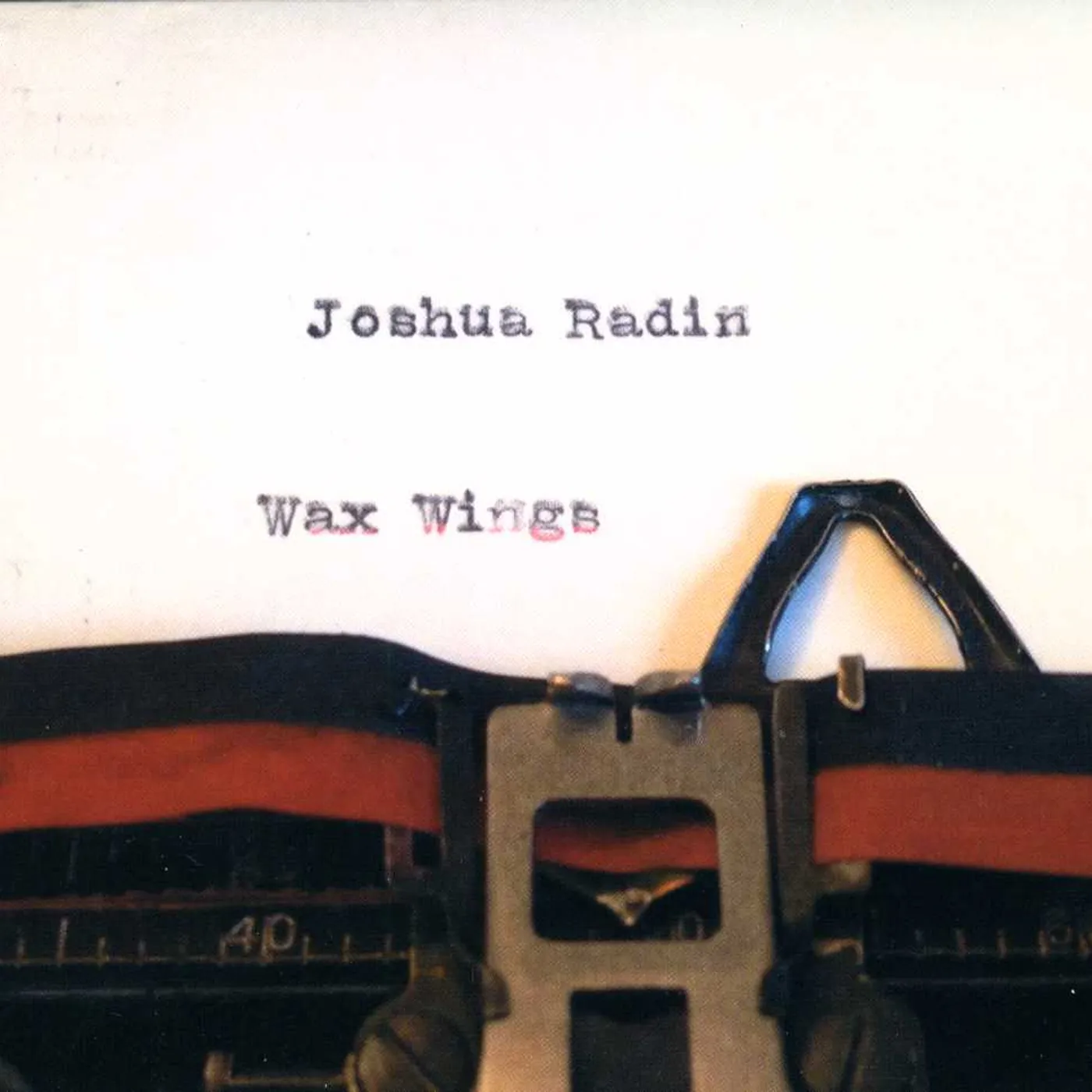 Joshua Radin WAX WINGS CD