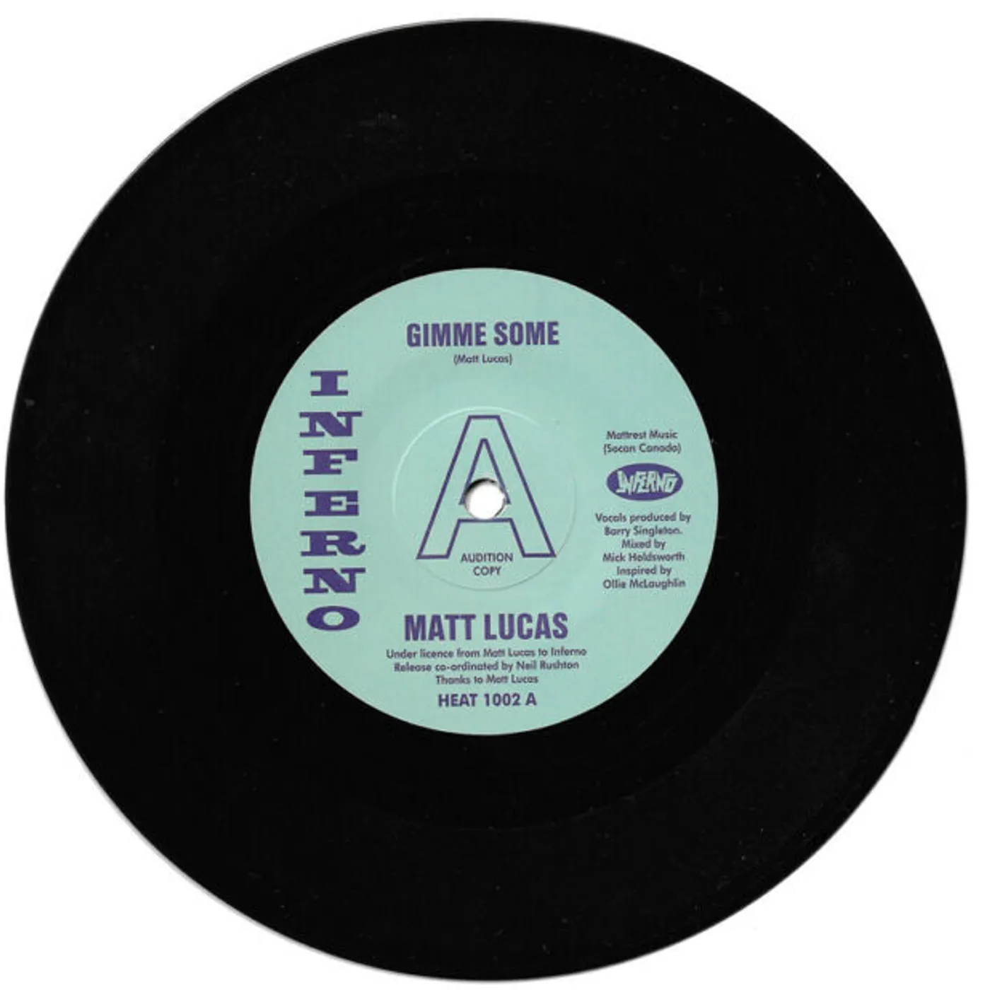 Matt Lucas GIMME SOME Vinyl Record