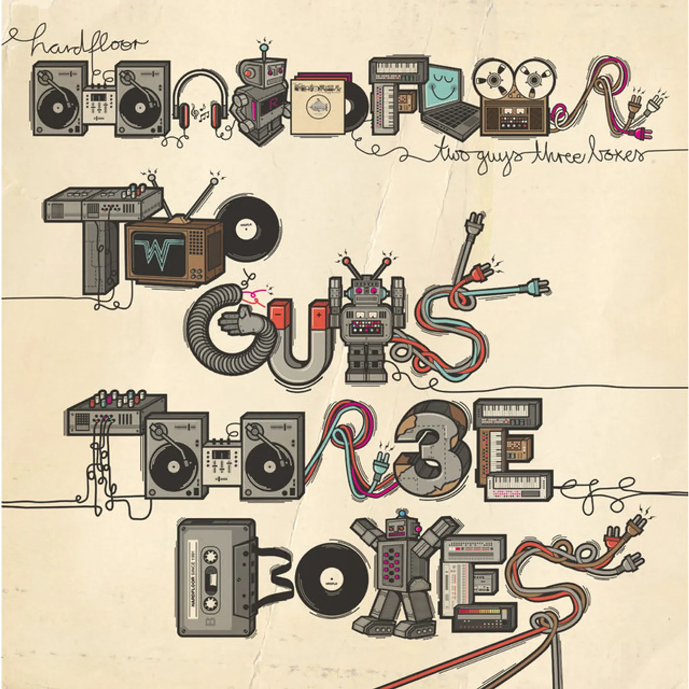 Hardfloor Two Guys Three Boxes Vinyl Record