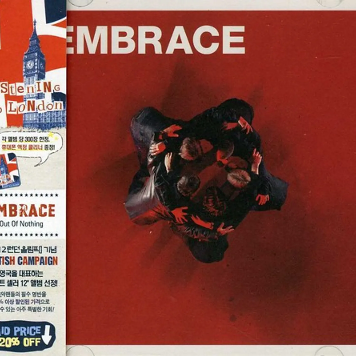 Embrace OUT OF NOTHING (2012 LONDON CAMPAIGN) CD