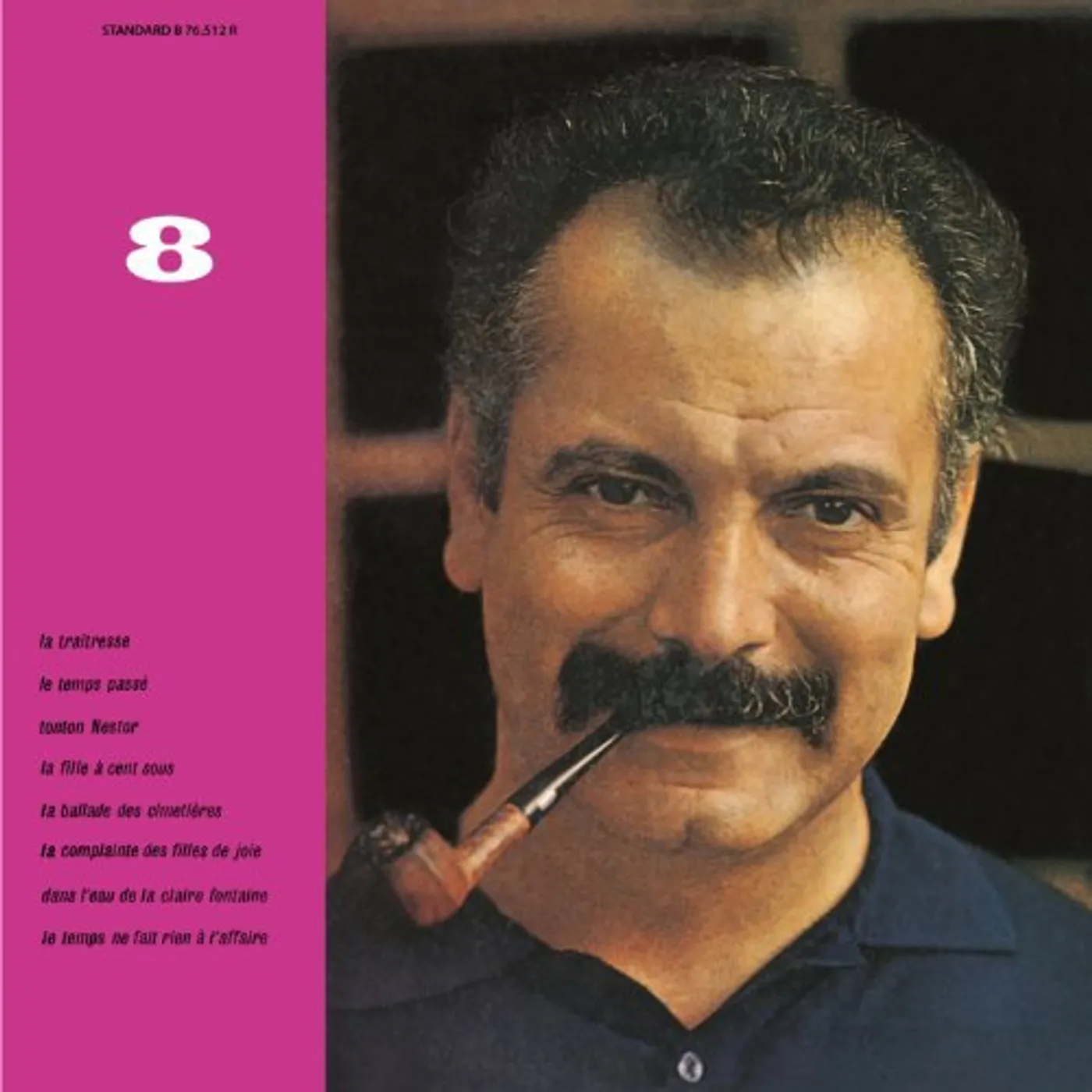 Georges Brassens VOL. 8-LE TEMPS NE FAIT RIEN A L'AFFAIRE Vinyl Record