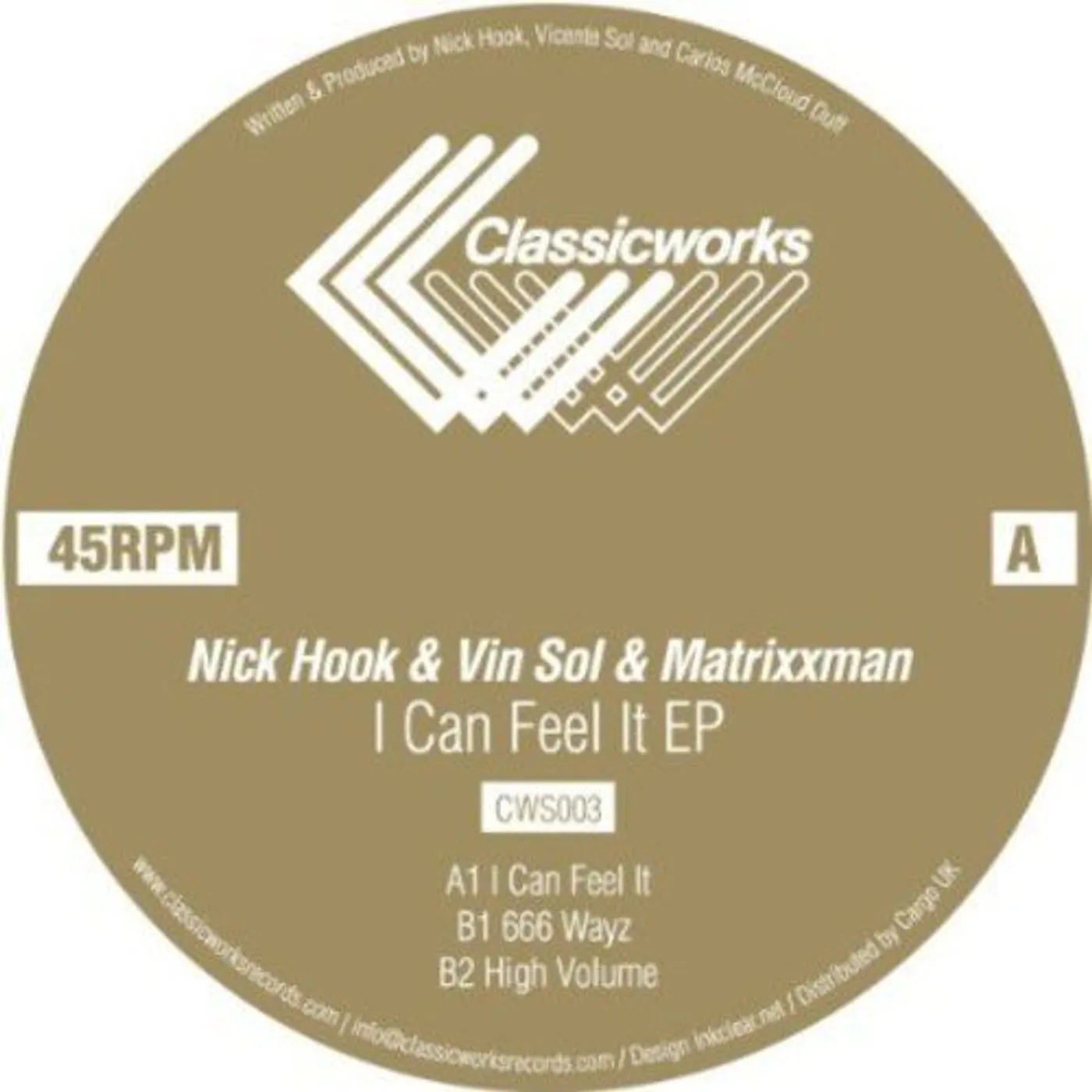 Nick Hook & Vin Sol & Matrixxman CAN FEEL IT EP Vinyl Record