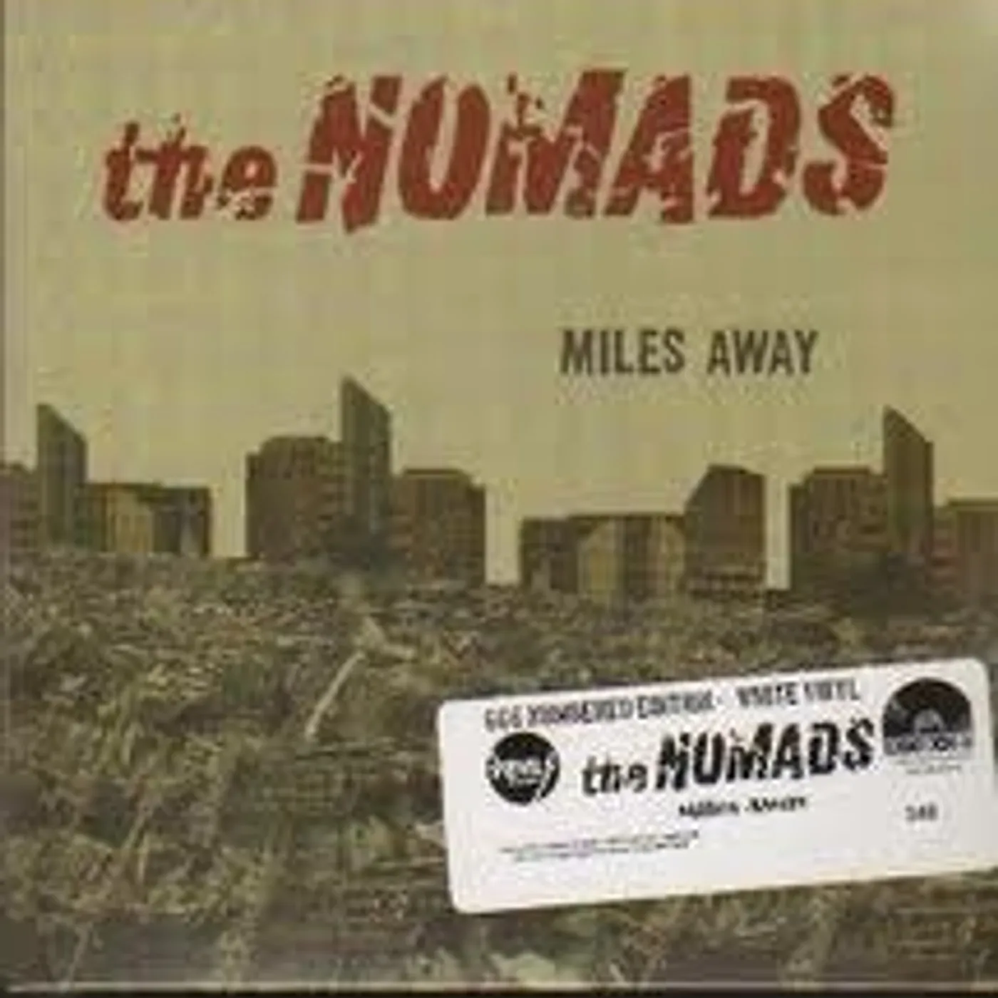 The Nomads MILES AWAY Vinyl Record - Sweden Release