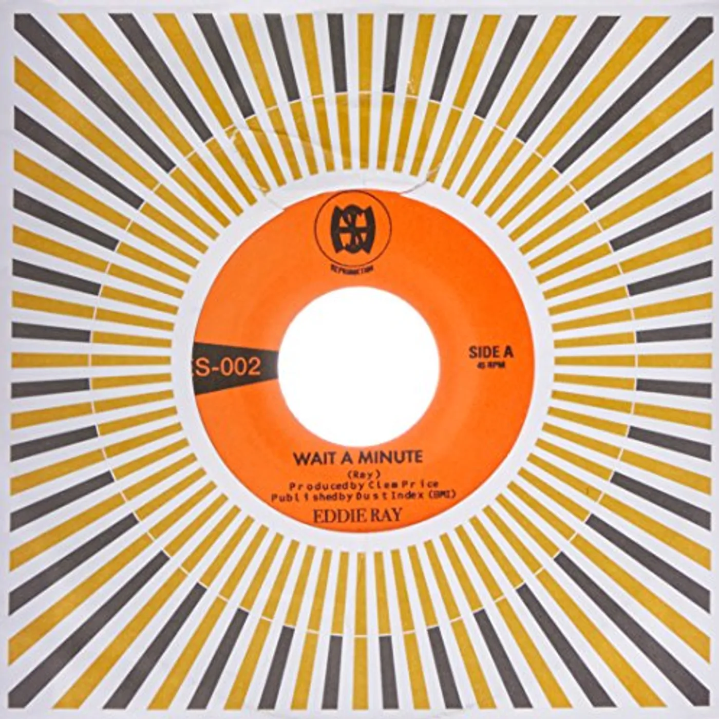 Eddie Ray WAIT A MINUTE Vinyl Record