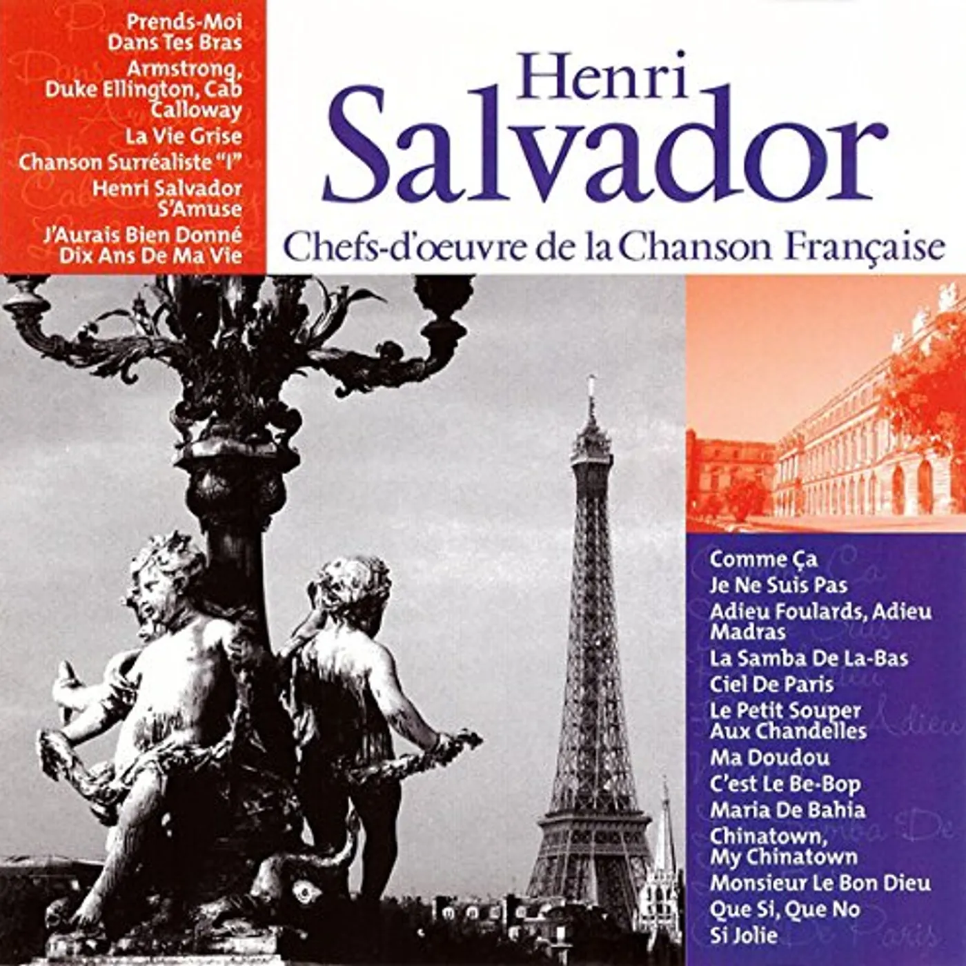 Henri Salvador CHEFS-D'OEUVRE DE LA CHANSON FRANCAISE CD