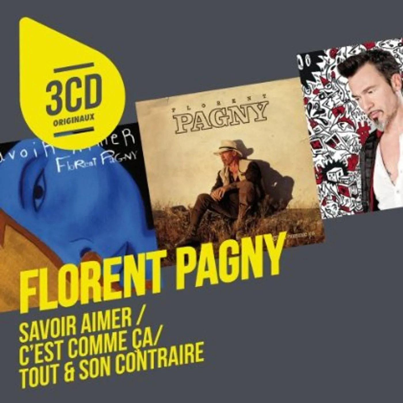 Florent Pagny 3CD ORIGINAUX CD
