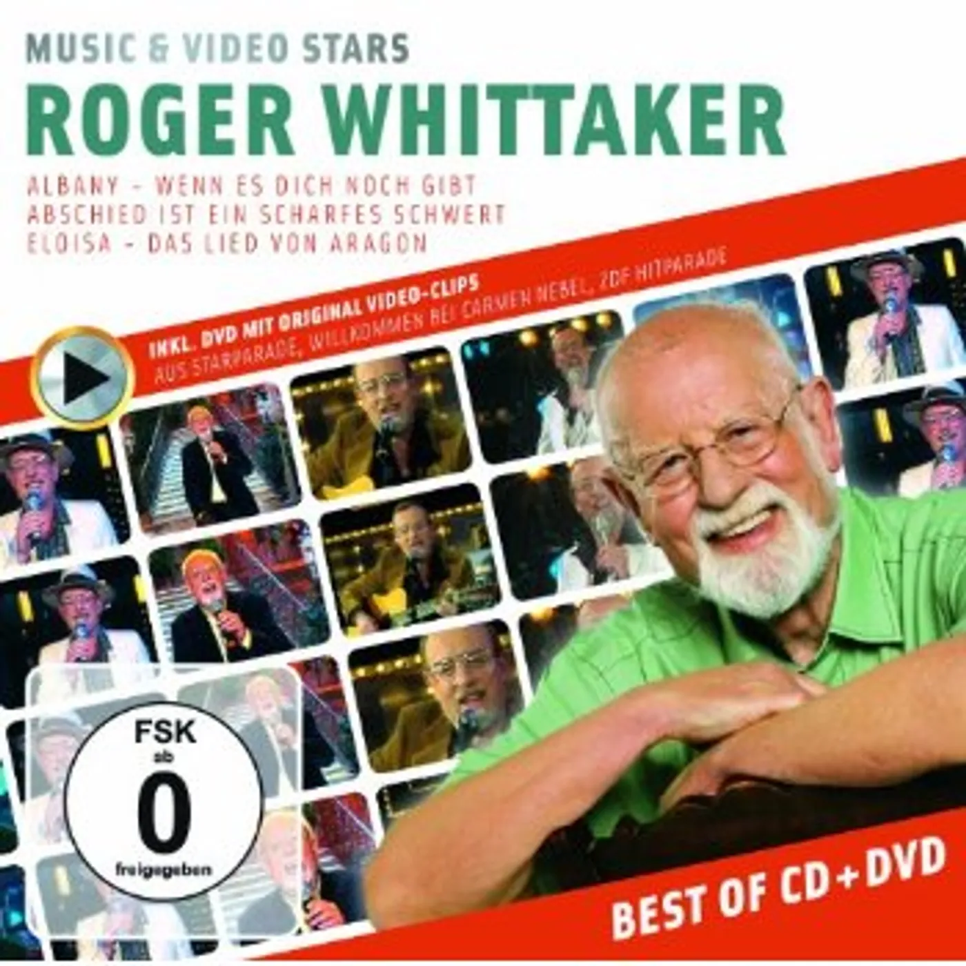 Roger Whittaker MUSIC & VIDEO STARS CD