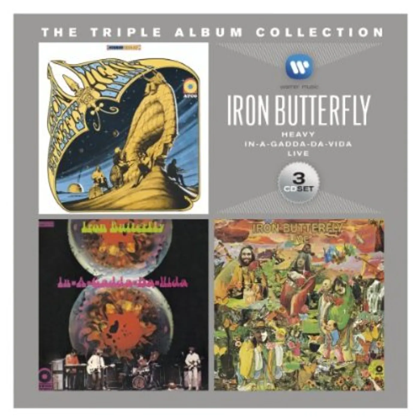 Iron Butterfly TRIPLE ALBUM COLLECTION CD