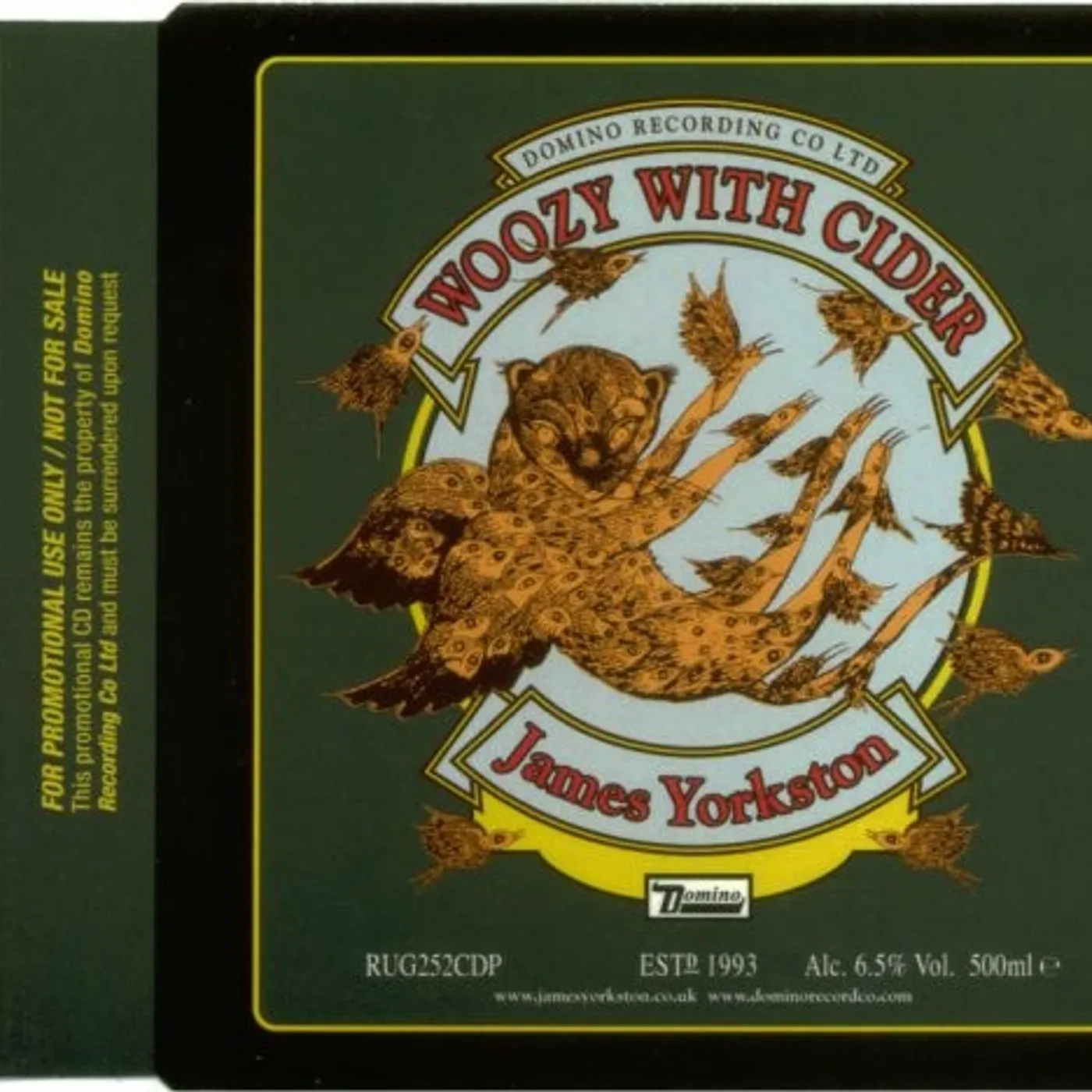 James Yorkston Woozy With Cider Vinyl Record