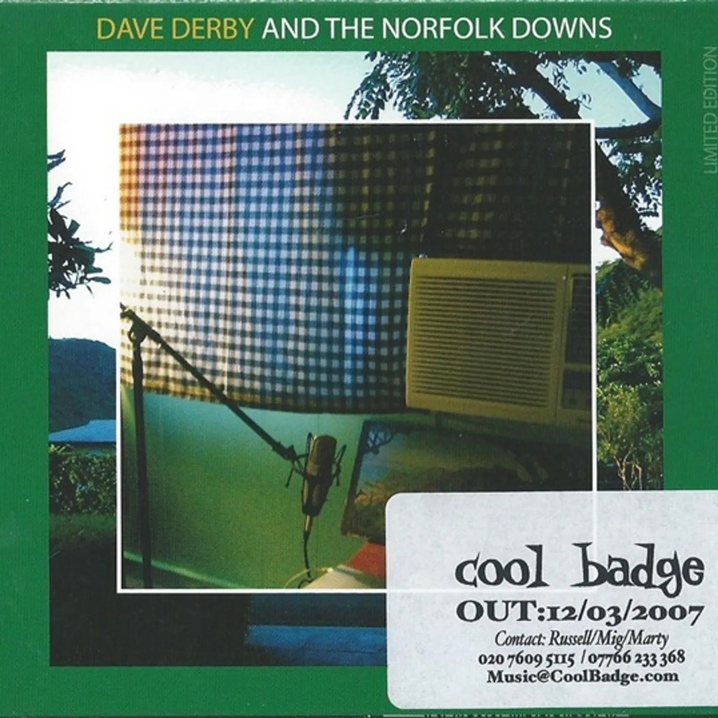 Dave Derby NORFOLK DOWNS Vinyl Record