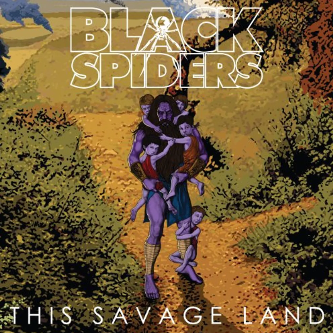 Black Spiders This Savage Land Vinyl Record