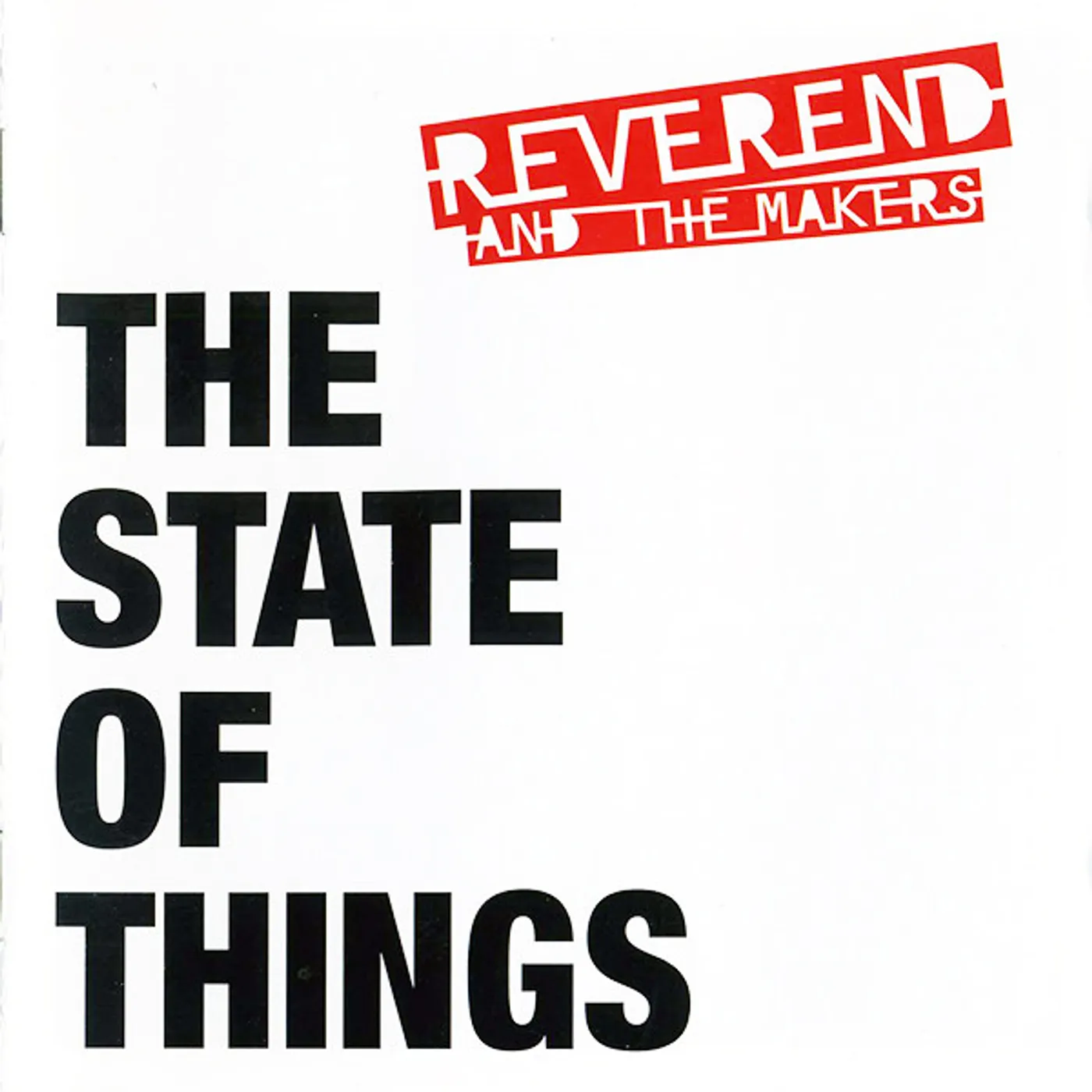 Reverend And The Makers STATE OF THINGS CD