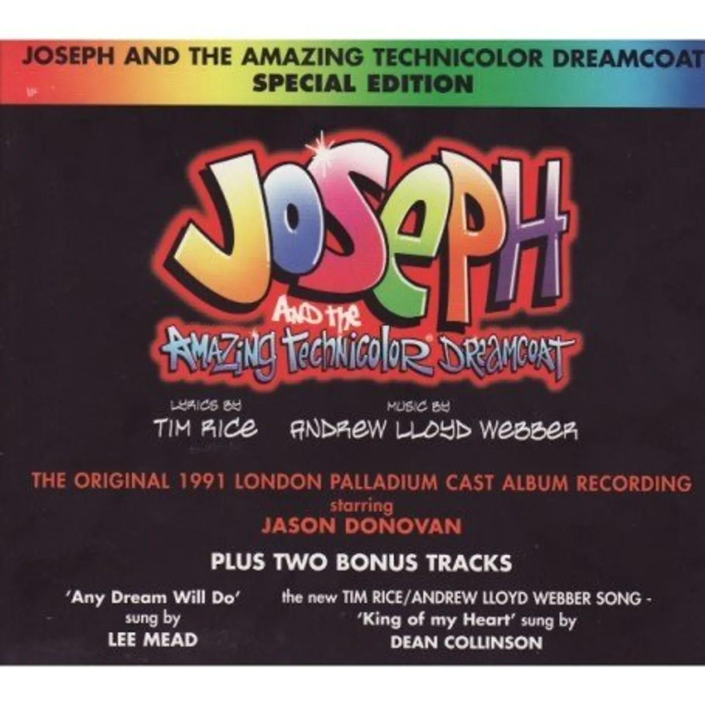 Cast Recordings JOSEPH & THE AMAZING TECHNICOLOUR DREAMCOAT CD