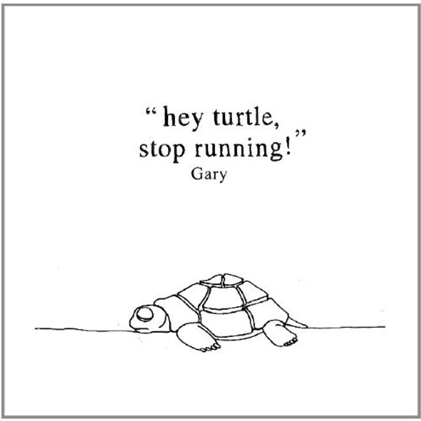 GARY HEY TURTLE STOP RUNNING! Vinyl Record