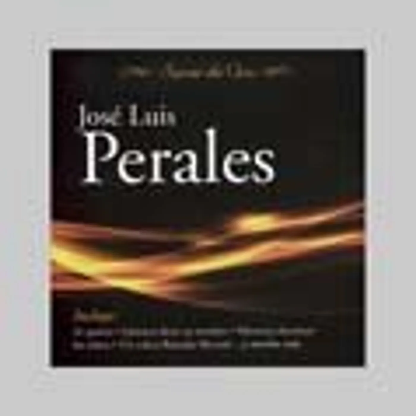 Jose Luis Perales SERIE DE ORO CD
