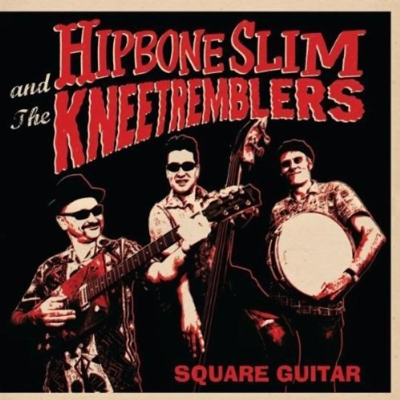 Hipbone Slim & The Kneetremblers Square Guitar Vinyl Record