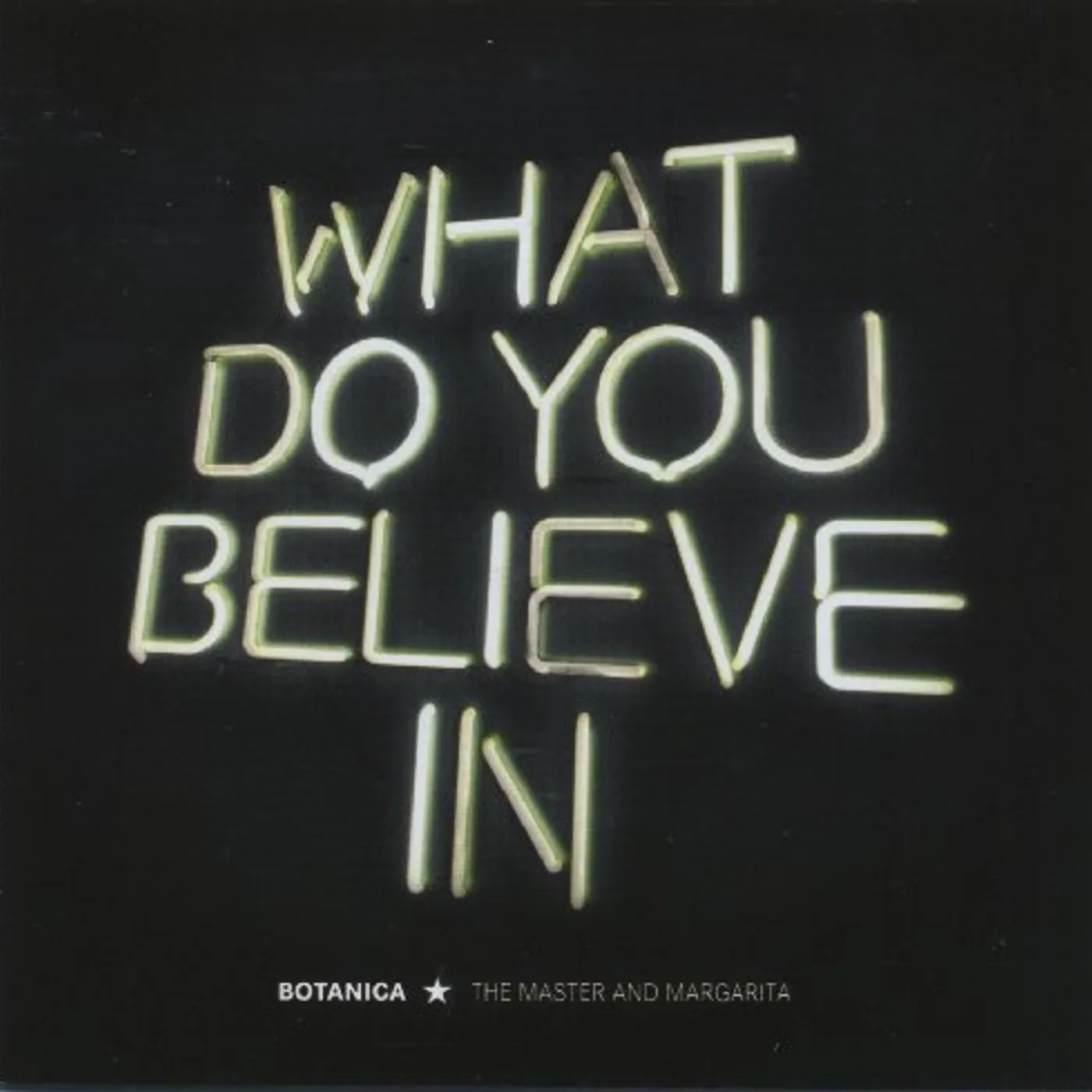 Botanica WHAT DO YOU BELIEVE IN (GER) Vinyl Record