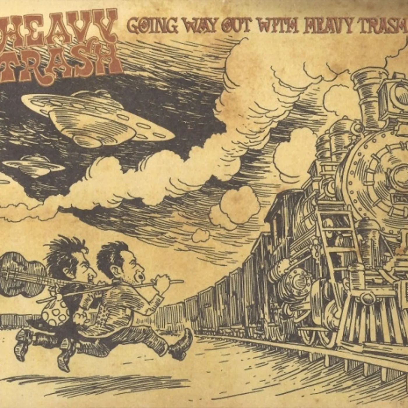 Heavy Trash GOING WAY OUT WITH.. Vinyl Record