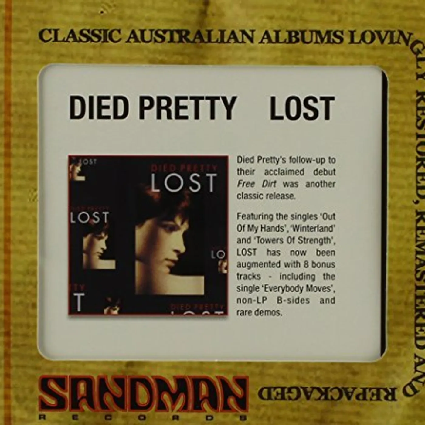 Died Pretty LOST CD