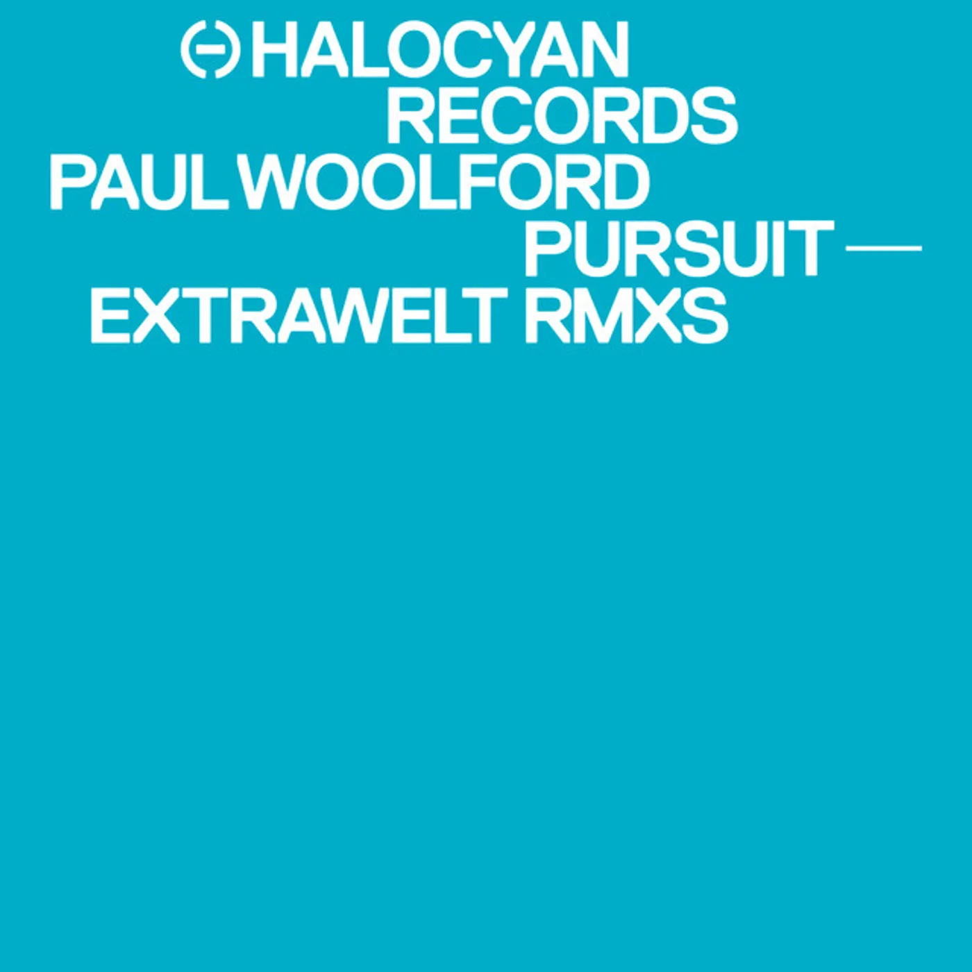 Paul Woolford Pursuit (Extrawelt Remixes) Vinyl Record