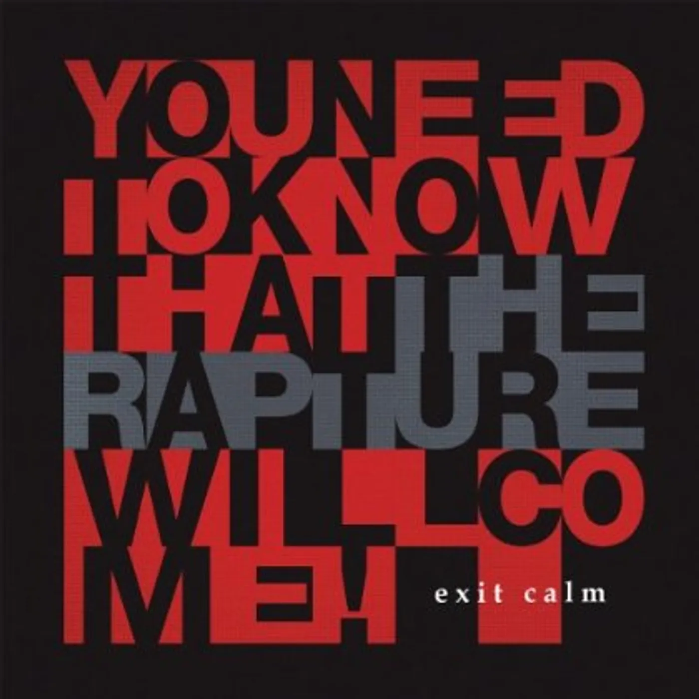 Exit Calm RAPTURE Vinyl Record